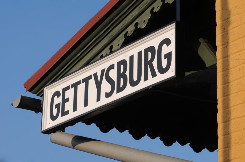 Gettysburg Battlefield Gettysburg - Gettysburg Sign