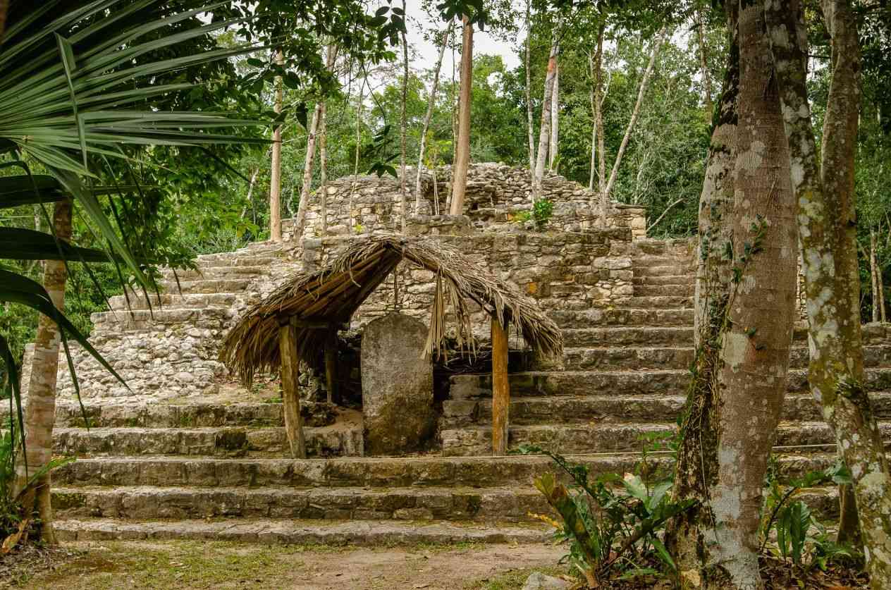 coba ruins walking tour