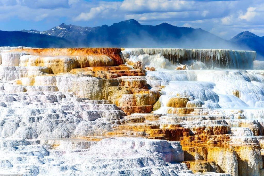 Yellowstone - Mammoth Hot Spring Banner