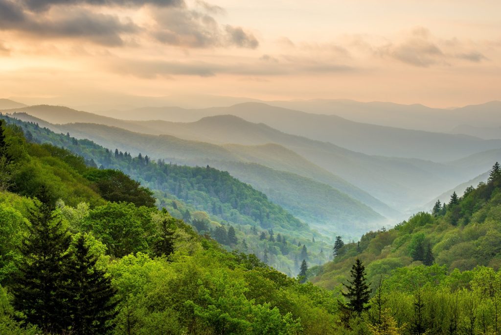 How did the Great Smoky Mountains get their name?