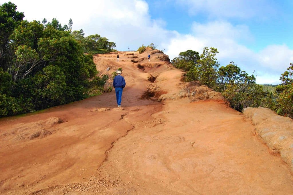 Kauai - Senior Man on the Kalalau Trail