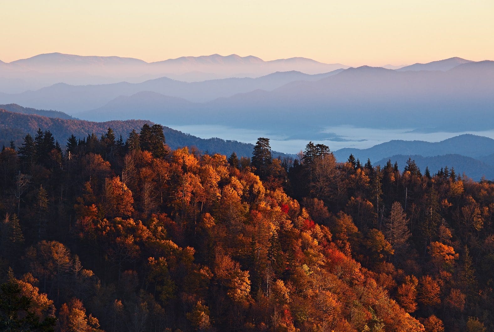 What is the most popular destination in the Smoky Mountains National Park?