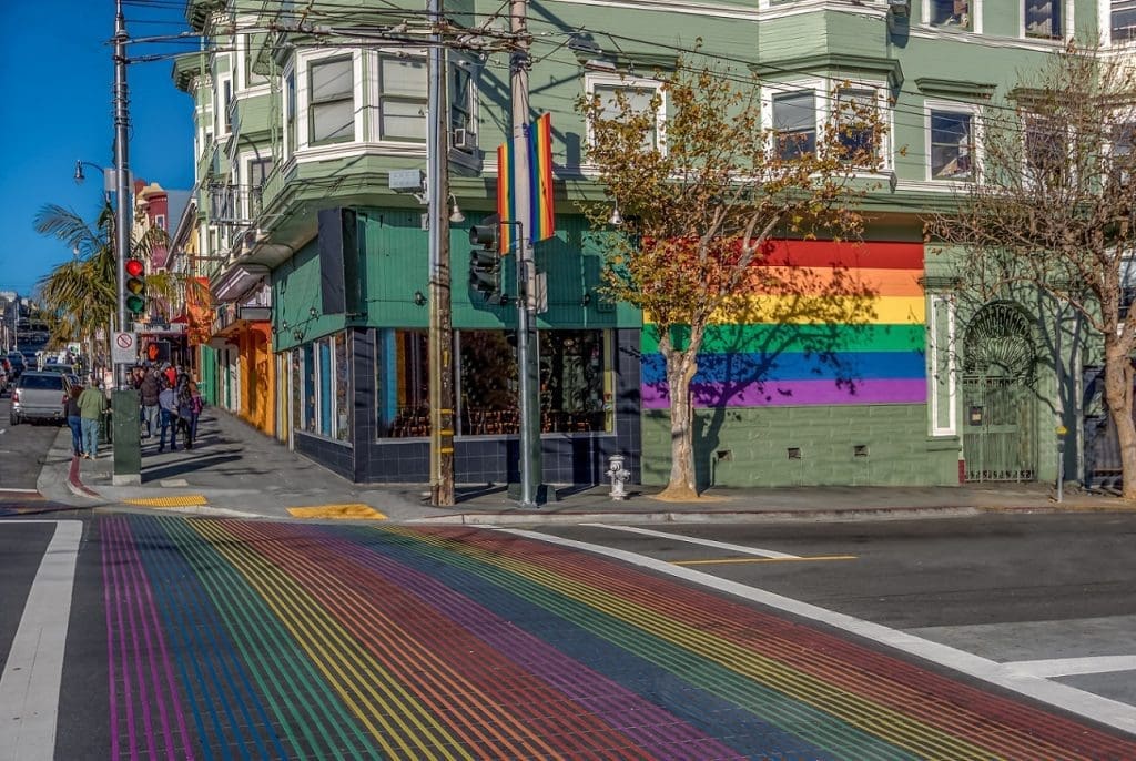 San Francisco - Castro District Rainbow Crosswalk