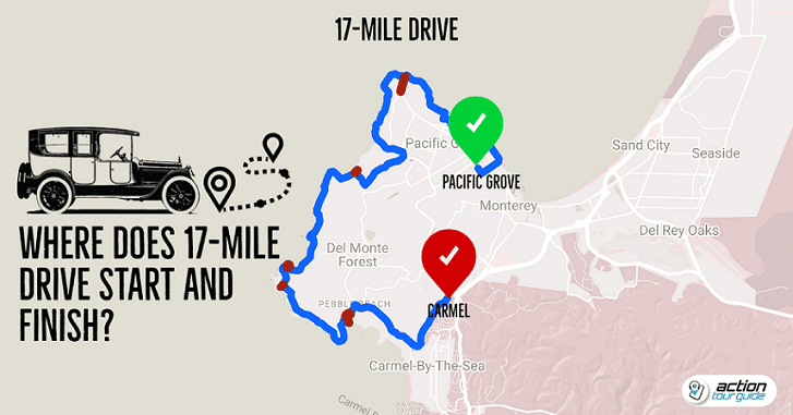 17-Mile Drive Route