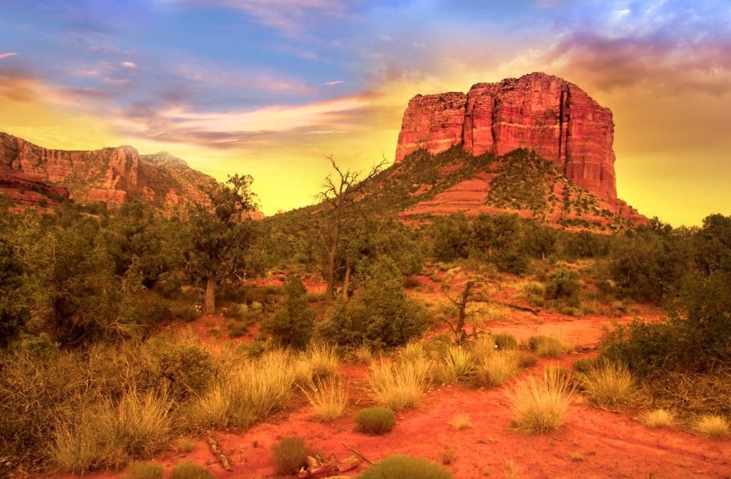 Red rock mountains in Sedona